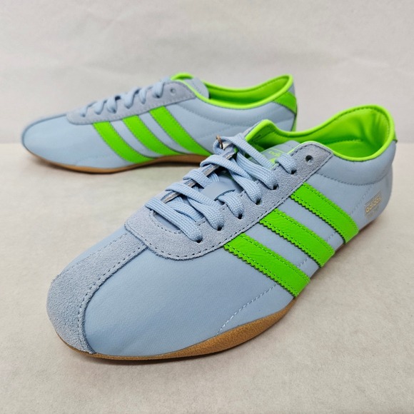 Adidas Tokyo Retro Sneakers JQ0582 Clear Sky Solar Green Gum Women's Size 7.5 - Picture 4 of 12